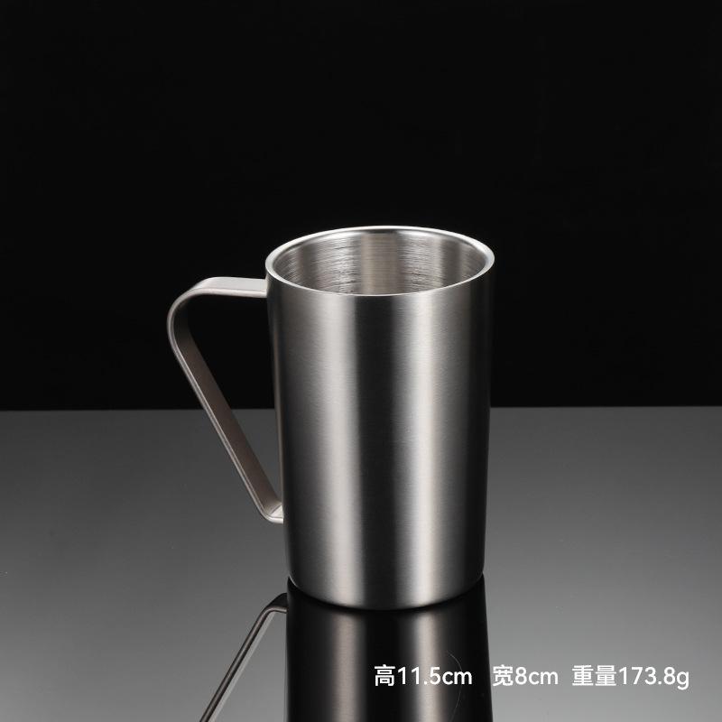 

Термоизоляционная двухслойная кружка для пива из нержавеющей стали 304, многофункциональная шлифовальная коническая кружка для воды с ручкой в подарок Multi-specification