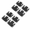 4PCS/8PCS Black Color Bracket Iron With Screws Interlocking Connector Sofa  Furniture Assembly