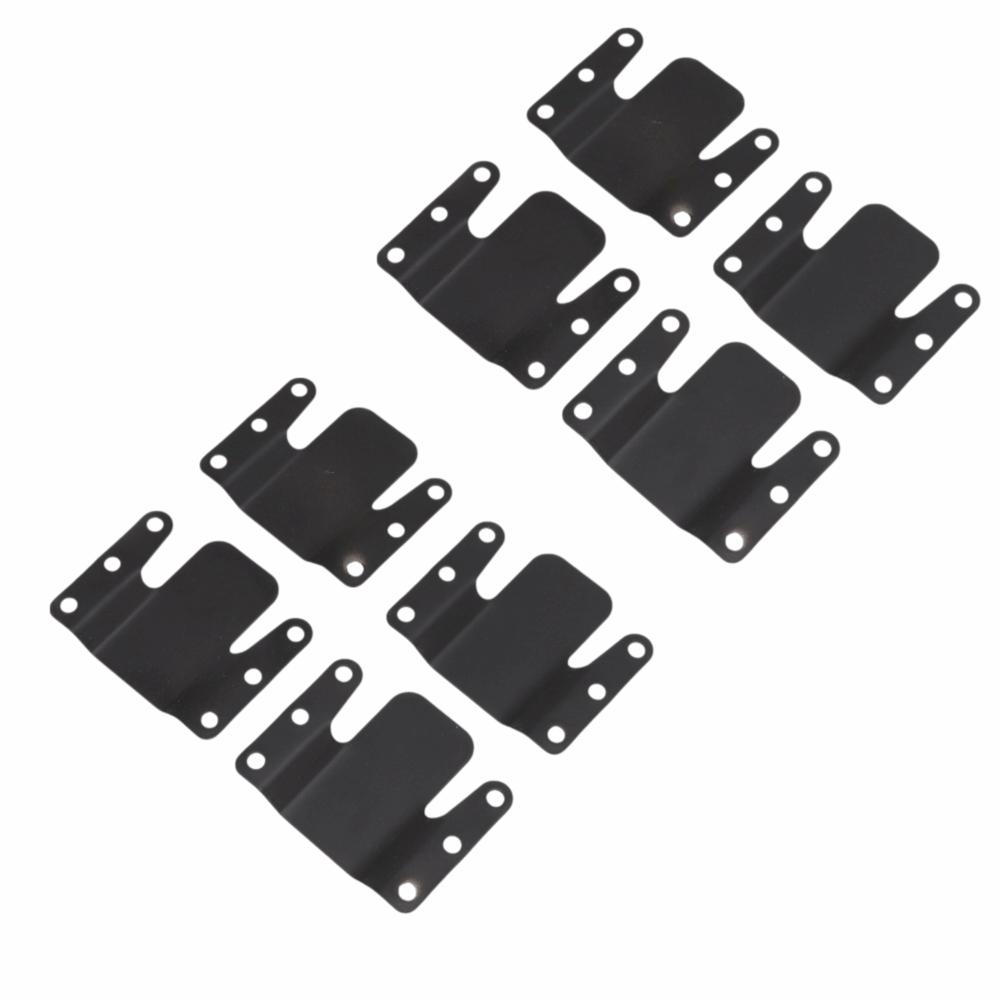 4PCS/8PCS Black Color Bracket Iron With Screws Interlocking Connector Sofa  Furniture Assembly