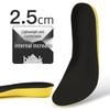 Latex Height Boost Insoles for Men & Women: Invisible, Breathable, Sweat-Absorbing, Shock-Absorbing, Full-Length Comfort Pad