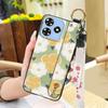 Phone Holder Kickstand Phone Case For ZTE Blade A73 4G/V50 Smart Durable Anti-dust Silicone Wrist Strap Fashion Design