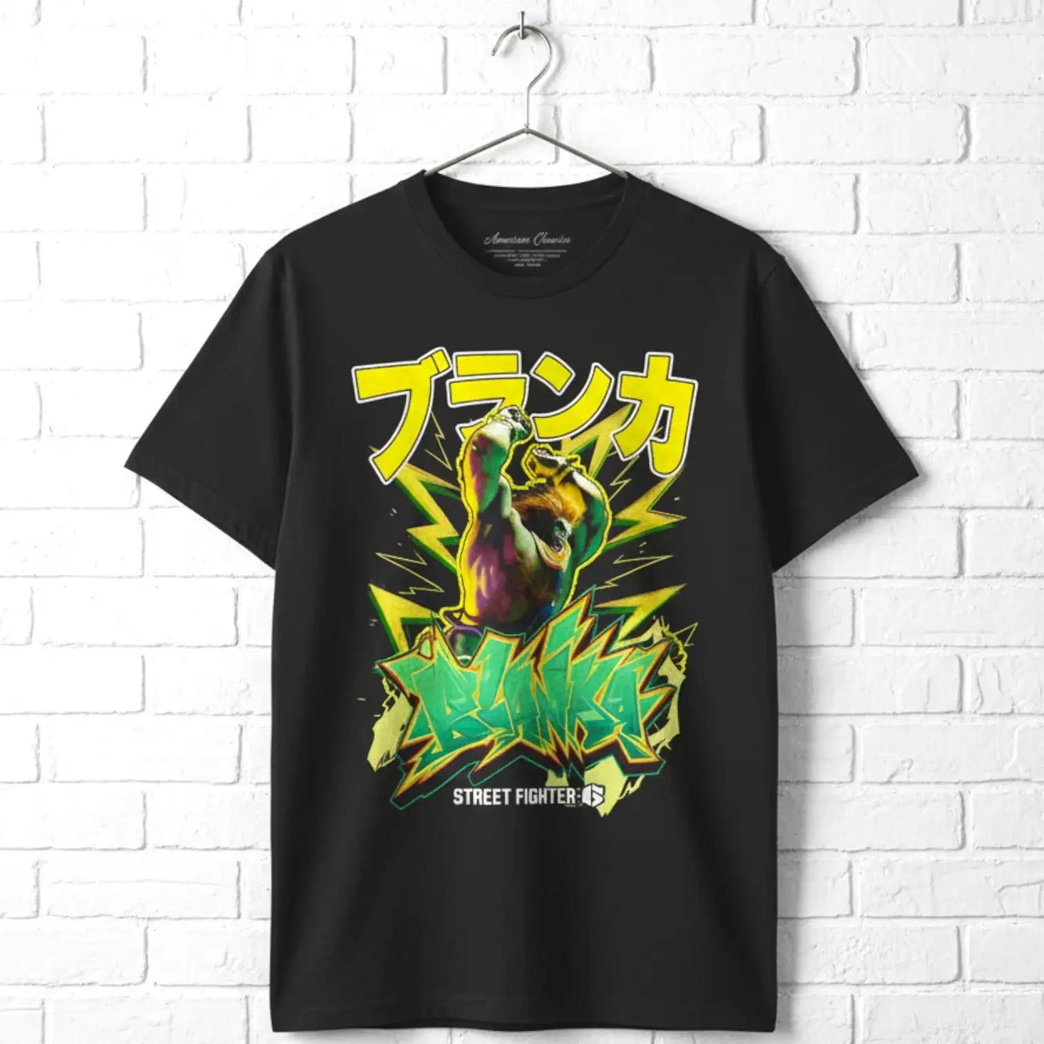 Street Fighter 6 Blanka Graffiti Men s T Shirt XXL