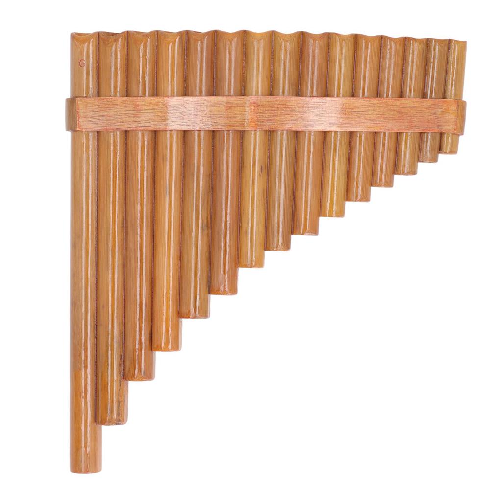Musical Professional Panpipe Pan Flute 15 Pipes G Key Musical Instrument Pan Pipe Flute Right Hand