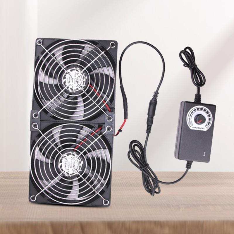 2750RPM 120MM Large Air Volumes 100-240V Mining Machine Workstation Cabinet Server Case Cooling System Fan