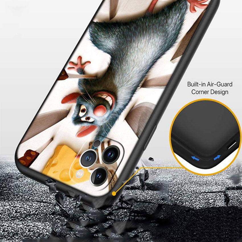 CJ43 Disney Ratatouille Soft Shell Phone Case for OPPO A3 Pro A72 A74 A76 A77 A77S A78 A79 A94 A95 A18 A40M A58