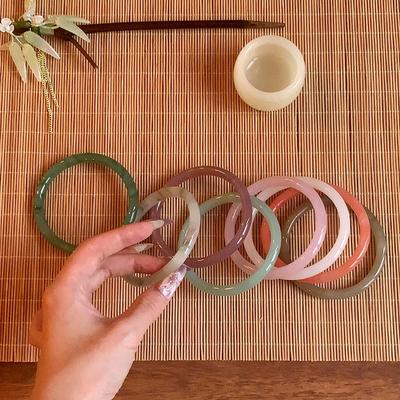 Schritt für Schritt Glasarmband Damen im neuen chinesischen Stil mit Hanfu-Armband Freundin im nationalen Stil Exquisites Kältegefühl National Tide Schmuck
