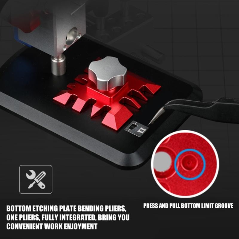 Compact Multiple Angle Adjustable Holder Fixtures For Crafting Work DIY Projects Featuring Metal Material And Small Size