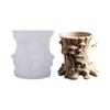 Silicone Mold For Creating Unique Stump Shaped Planter Jewelry Holders And Decorative Concrete Resin Projects