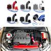 Auto Cold Air Intake Pipe 76mm 3 Inch Universal Turbo Filter Aluminum Automotive Air Filter Induction Flow Hose Pipe Kit
