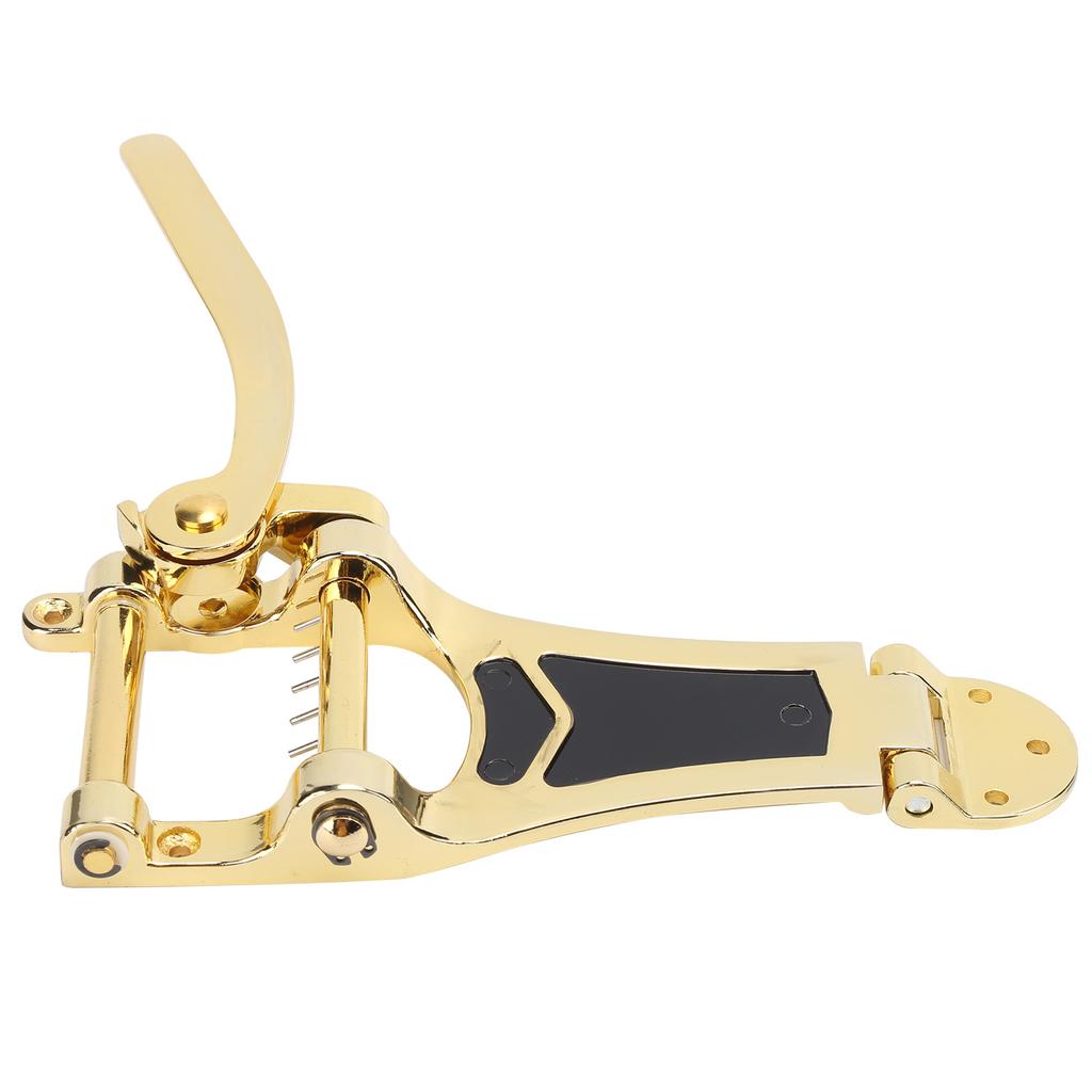 Guitar Tailpiece Tremolo Bridge Replacement with Hand Crank Stringed Instrument AccessoriesGold