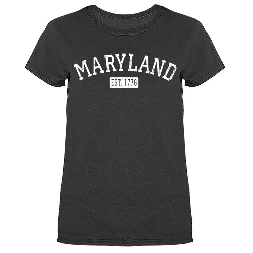 State of New Maryland MD Women s T-shirt Unisex T-Shirt XL