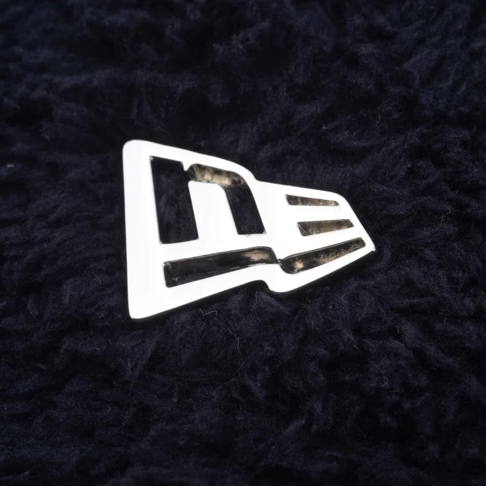 New Era Bucket Mink Solid Size BUCKET01 MINK FLEECE BLK SIL Hat, Fleece, Black, S/M,