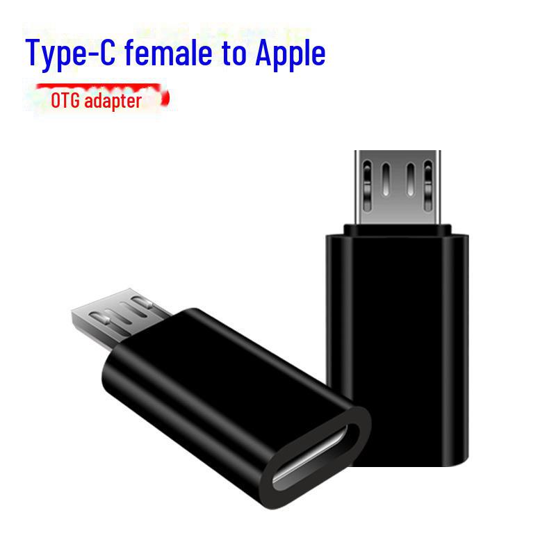 

Адаптер кабеля для зарядки и передачи данных Type-C на Android PD OTG TYPE-C female to Android чёрный