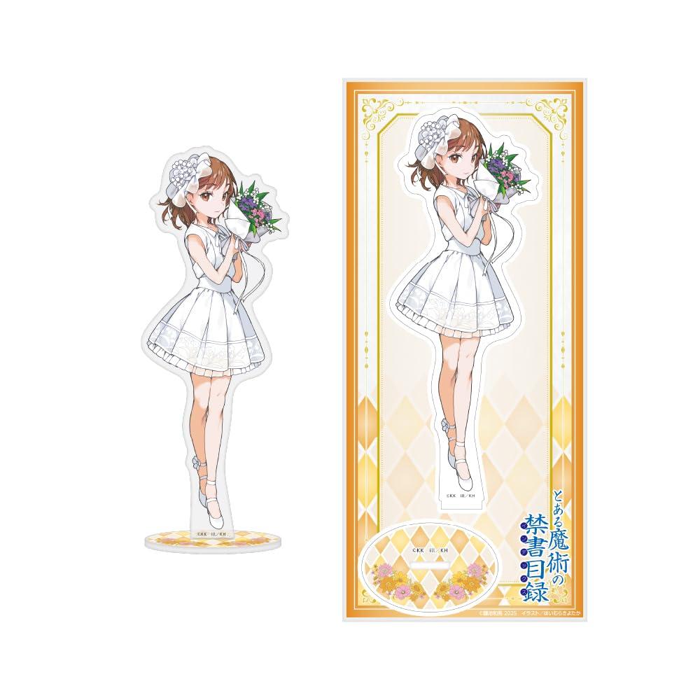 

KADOKAWA A Certain Magical Index 20th Anniversary Acrylic Figure Misaka Mikoto White Dress H200 x W90mm Acrylic Ver. Approx.