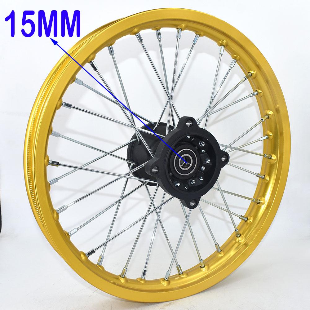 Dirt Bike Racing 1.40 - 14"  14Inch Alloy Front Wheel Rim with 32 Holes Fit 60/100-14 Tyre For KAYO BSE Apollo Dirt Bike