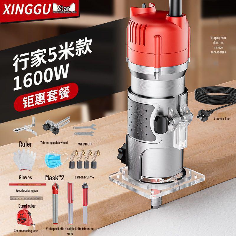 

Високопотужний електричний крайкообрізний фрезер та невелика фрезерна машина для різьблення по дереву для домашнього декору