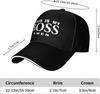 Jesus Is My Boss Amen Baseball Cap Polyester Adjustable Dad Hat Unisex Outdoor Sun Cap