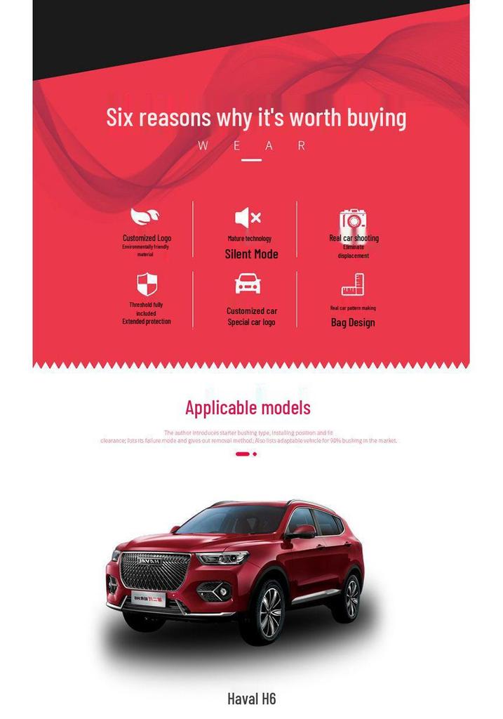 Kofferraummatte & Stoßstangenschutz für Haval H6 (2. und 3. Generation)