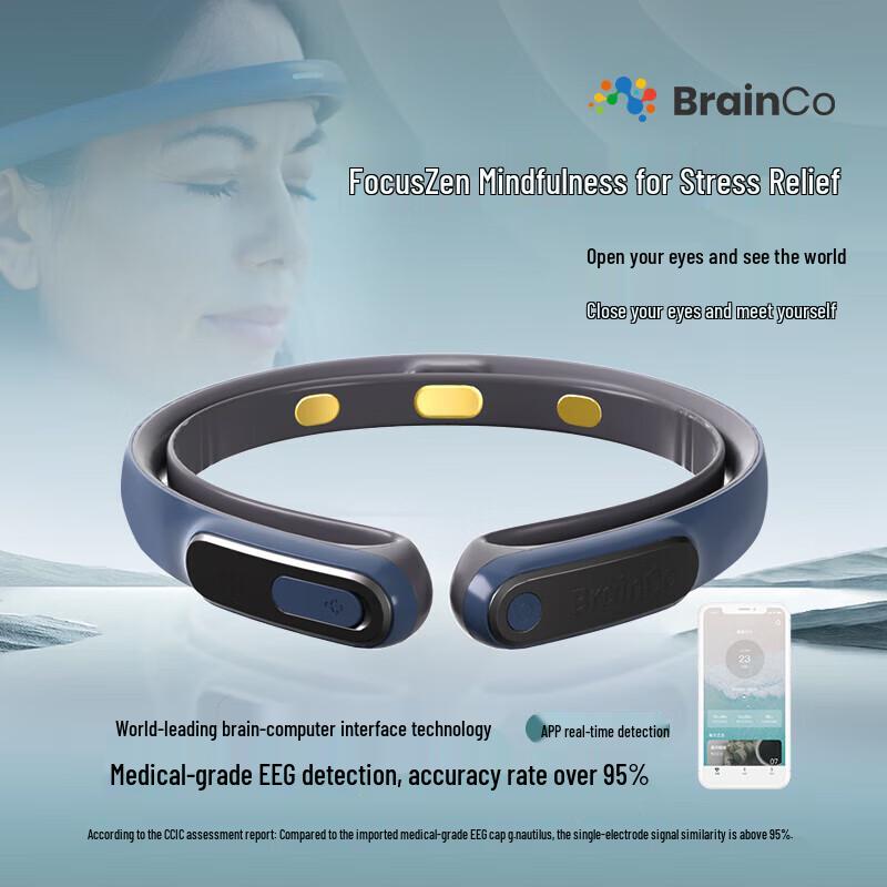 

Умная медитативная повязка на голову BrainCo FocusZen