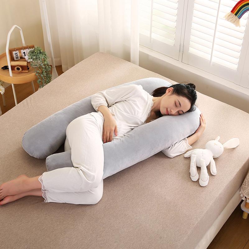 Pregnancy Support Pillow: G, U & L Shapes for Side Sleeping & Back Support