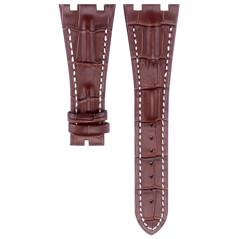 BRETA Echtes Leder Uhrenarmband für Audemars Piguet Royal Oak Offshore 15710 15703 26470 Armband für AP Faltschließe 28mm