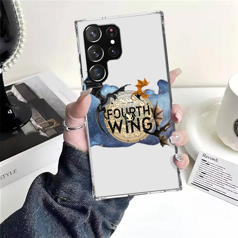 F-Fourth W-Wing Dragon Soft Phone Case For Samsung Galaxy S22 S23 S24 S25 Edge S26 Ultra S20 FE S21 Plus + Fundas Coque Galaxy S