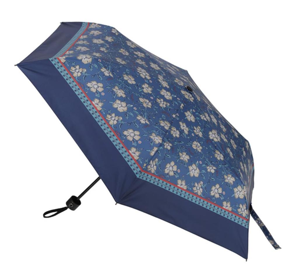 Friends Hill Folding Shaila Blue All-Weather Umbrella, ZS-123-805