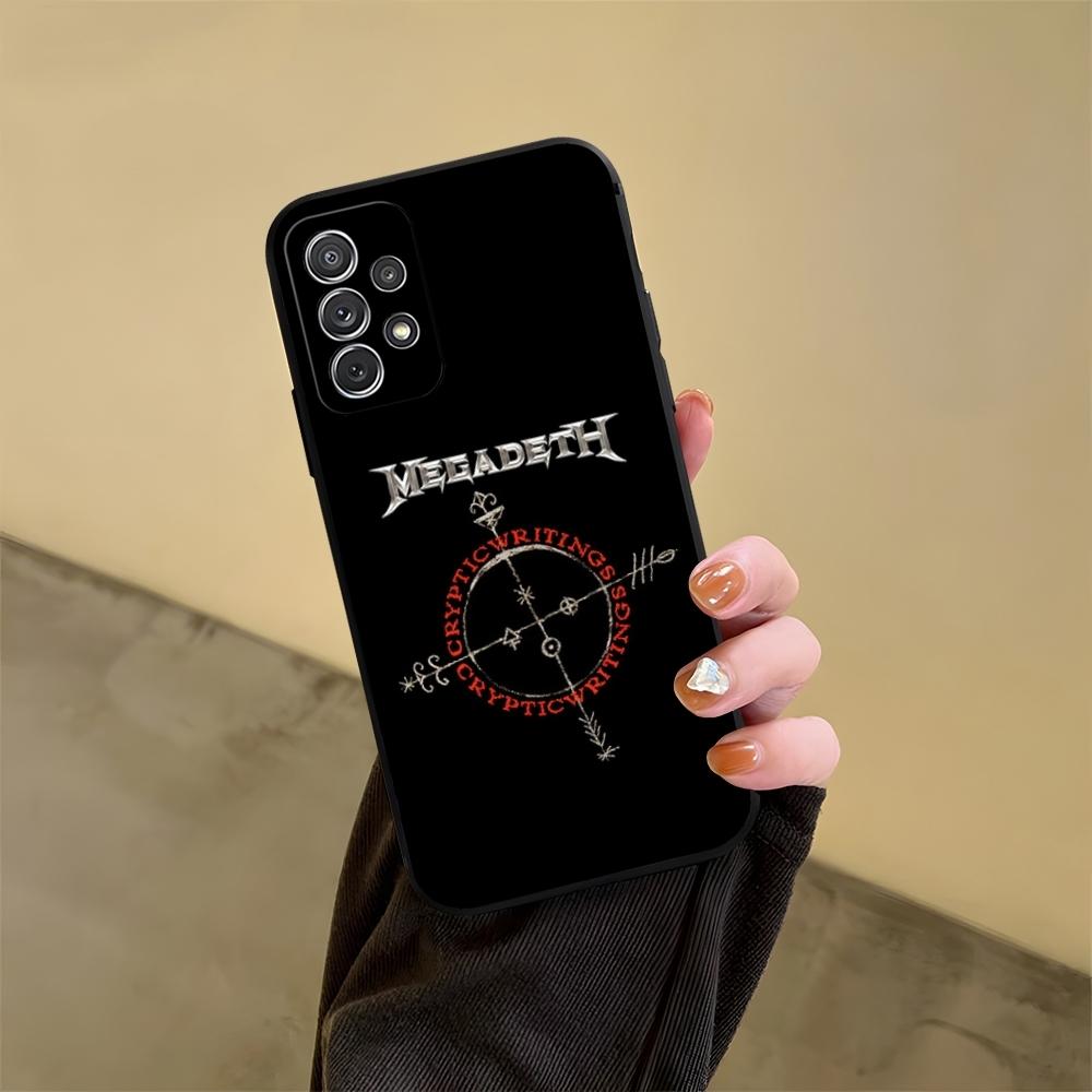 

M-MegadethS Logo Skull Metal Phone Case For Samsung S24 S25 S20 S26 S21 S22 S23 Ultra Fe Plus A05 A06 A16 A26 A36 A56 Cover Galaxy S25 FE