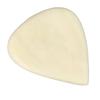 Guitar Bass Pick with Concave Design Natural Ox Bone Heart Shape Playing Pick for Stringed Instruments Cream Yellow