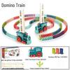 Domino Train Educational Toy: Automatic Block Dispenser for Kids