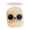 Sunshade Kids Children Sun Visor Hats Sunscreen Hip Hop Hat With Sunglasse  Spring Summer Autumn