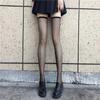 Sexy Hollowed Lace Mesh Stockings Bottomed Pantyhose Classic Lolita Fishnet  Women Netting Gothic Punk Retro Spider Web Tights