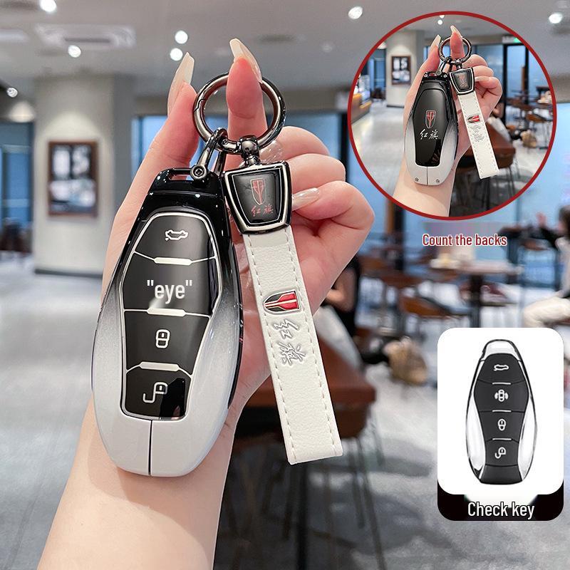 Key Cover for 2025 Hongqi H5, 2024 H6, H9, Tiangong 08HQ9, HS5, HS7, HS3, EH7 Models