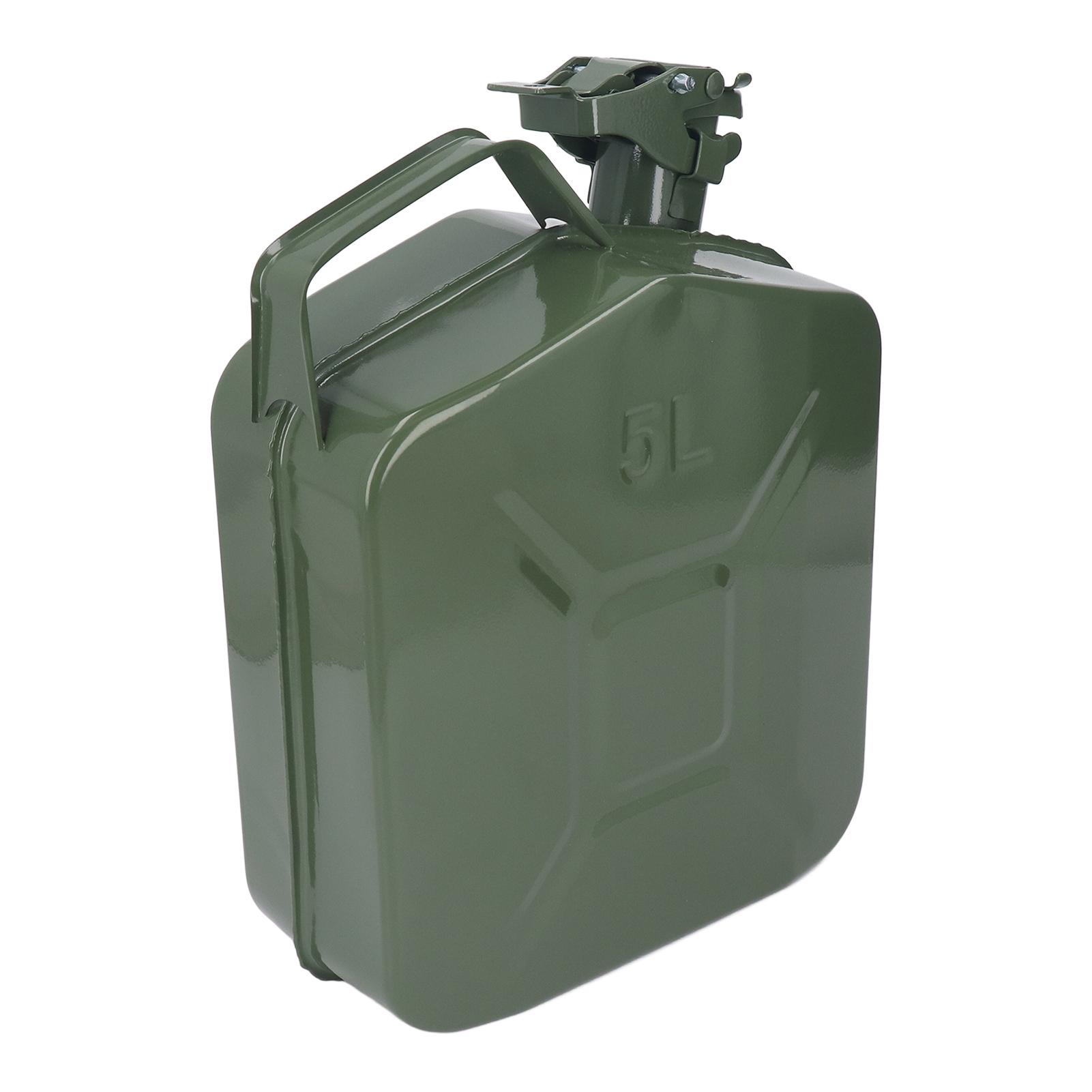 

Канистра для бензина 1,3 галлона 5 л, утолщенная, из нержавеющей стали, топливный бак, переносная