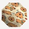 Capybara Themed Travel Umbrella-8 Ribs Automatic Opening and Closing, Portable Folding Design, Compact and Stylish Umbrella Suitable for Out