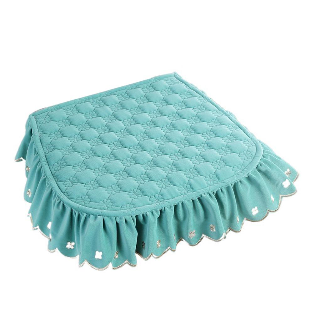 Non-Slip Pastoral Style Dining Chair Cushion 43x45cm Winter Student Cushion  Dormitory