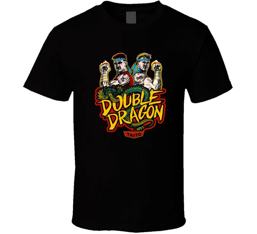 Double Dragon T-Shirt Classic Arcade Video Game Retro 1980 s Martia S