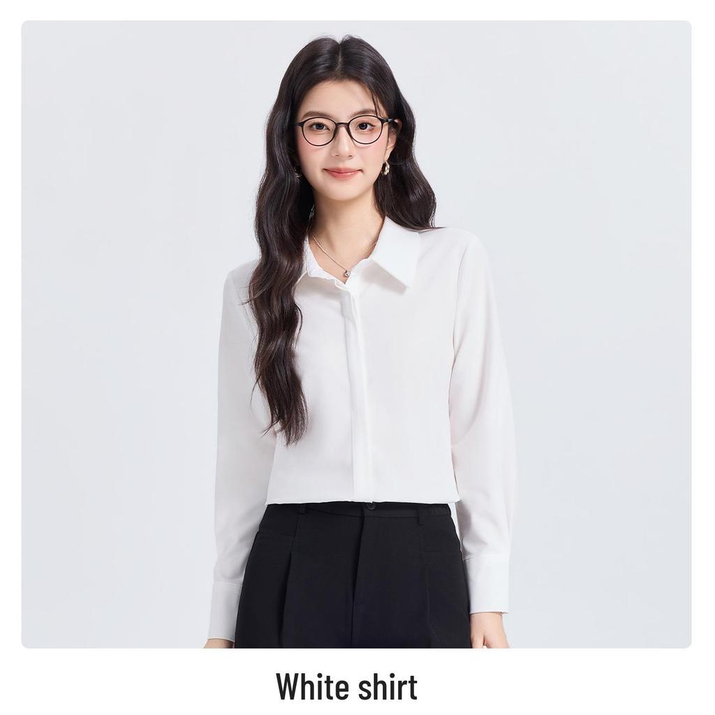 College Style Sleeveless Dress Set for Students and Teachers - Vest & Shirt Outfit for Interviews and Teaching