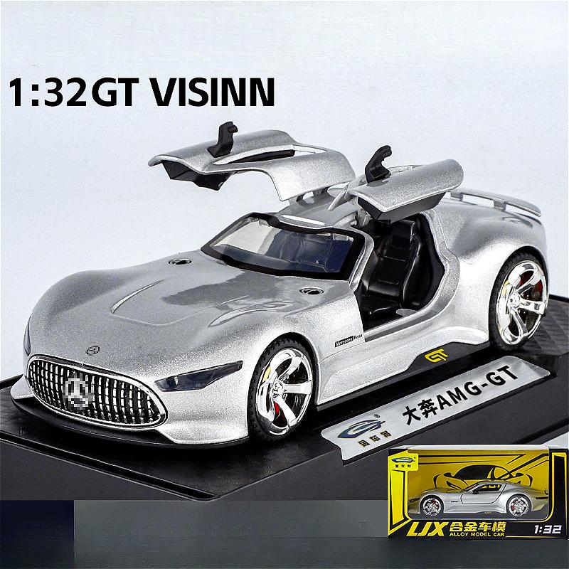 1/32 Mercedes-Benz AMG Vision GT Alloy Model Car Toy Diecasts Metal Casting Sound and Light Car Toys for Children Vehicle