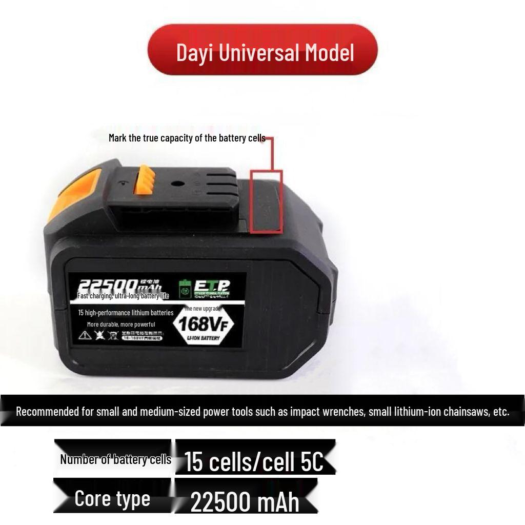Large A3 48V-88V Electric Wrench and Angle Grinder with Universal Lithium Battery.