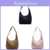 Urban Minimalist Nylon Shoulder Bag With Zipper Closure For Casual Outings