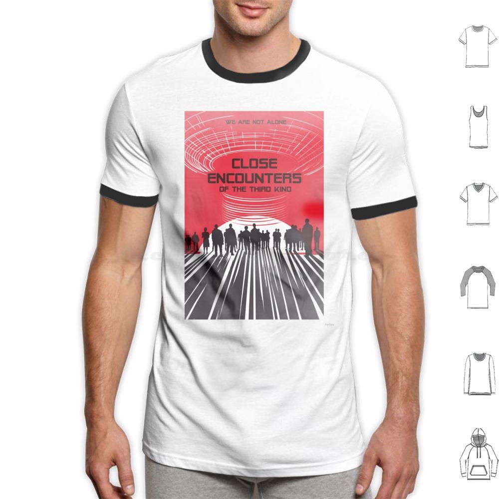 T Shirt 6xl Cotton Cool Tee Movie Cinema Cinephile Retro Scifi Ufo Minimalist I Want To Believe Universe Steven Spielberg