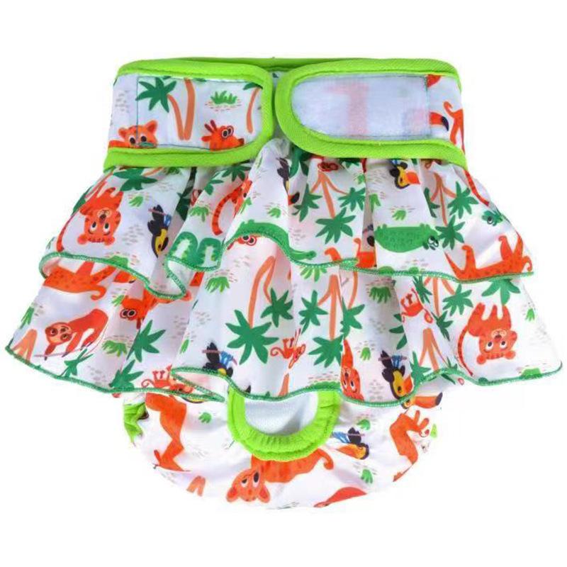 Female Dogs Diaper Pets Physiological Pants Washable Sanitary Panties Leakproof Menstrual Underwear For Small Large Dogs Shorts