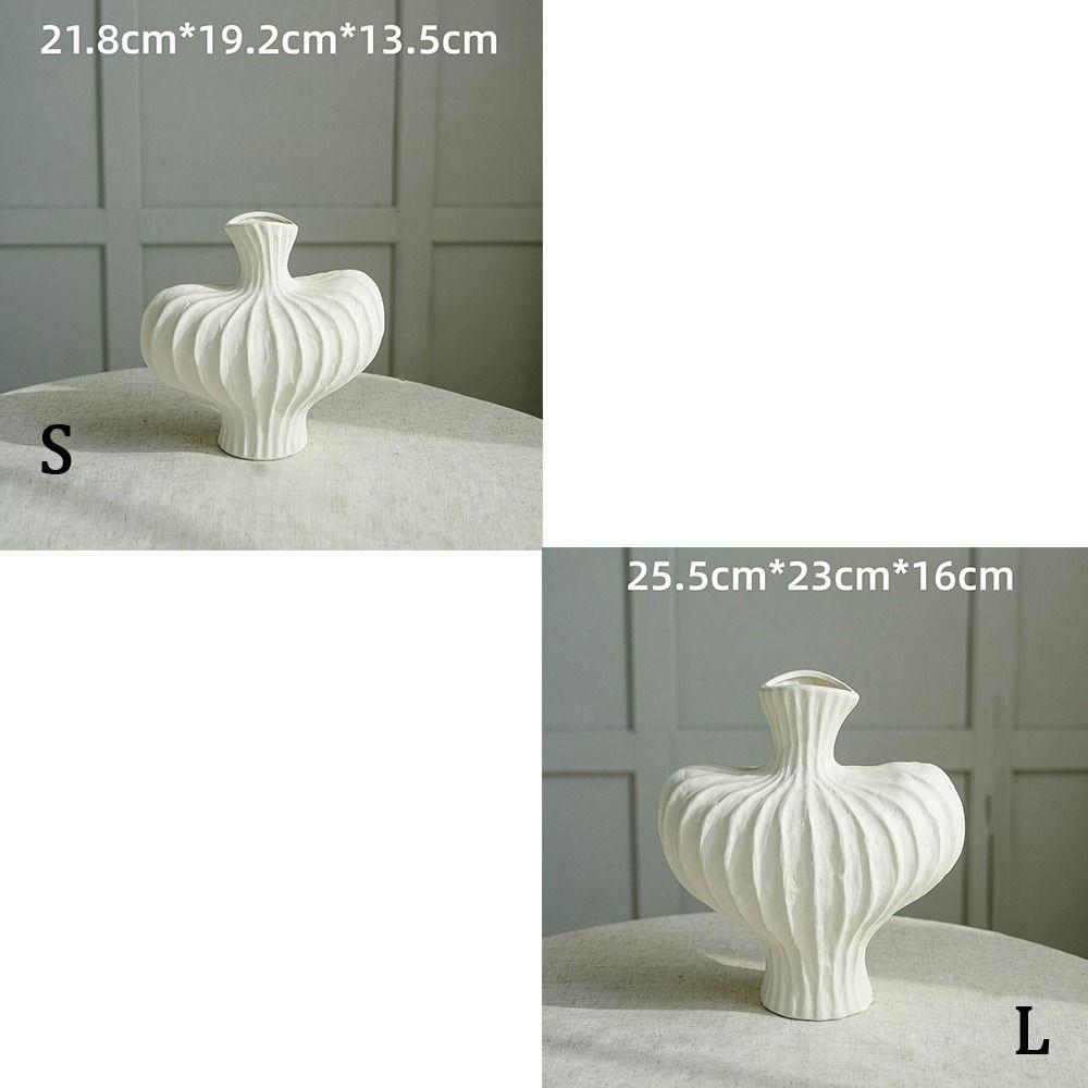 Plastic Irregular Shape Vase Imitation Ceramic Flower Arrangement Vase Water Cultivation Vase