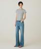 Siyajyu Sitp5275 Slim Ribbed Short Sleeve T-Shirt_Melange Gray