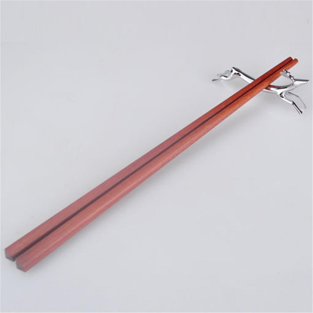 Metal Chopstick Rest Pillow Alloy Puppy Deer Chopstick Holder Creative Tableware Chopstick Rack Hotel Table Dining Cutlery Stand