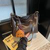 IELGY Tote Bag Large Capacity Crossbody Retro All-Match One-Shoulder Bucket Bag