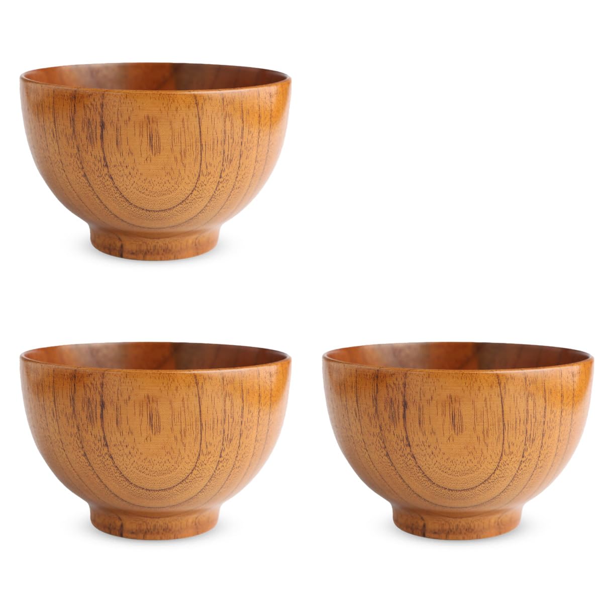 

Деревянные суповые миски Современные лакированные суповые миски Ямато Набор из 3 x J-kitchens 11 6,8 см