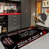 Motorcycle Display Mat King of the Road Non Skid Oil Proof Garage Rug for Boys Bedroom E-Sports Room Decoration