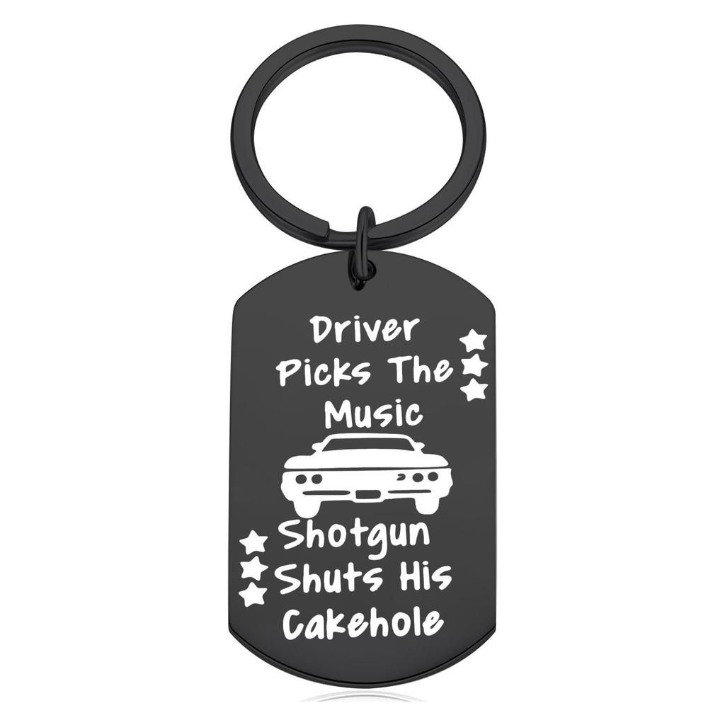 Winchester Music Driver Picks The Music Shotgun Shuts Stainless Steel Keychain Stainless Steel Keychain for Backpack Bag Pendant